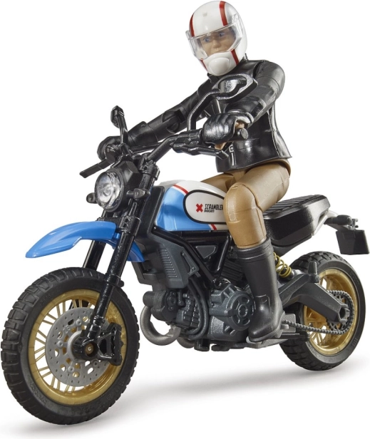 Bworldi mootorratas Scrambler DUCATI Cafe Racer koos sõitjaga