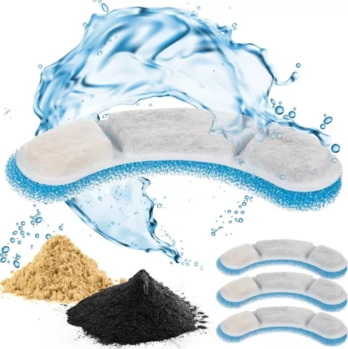 Replacement four-layer filter for a dog and cat fountain Purlov, set of 4 pcs