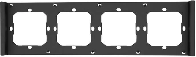 Elegantne raam Sonoff M5 80 neljakordsele lülitile (hall/must)