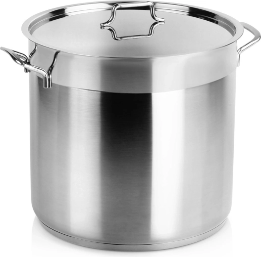Roostevabast terasest pott kaanega ANETT 30 cm, 18 l