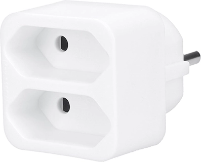 Solight hargmik 2× 2,5 A valge