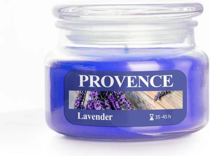 Lõhnaküünal klaasis Provence lavendel 45 tundi