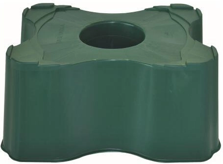 Alus kandilisele vihmaveetünnile 200–300 l, kõrgus 33 cm, HDPE