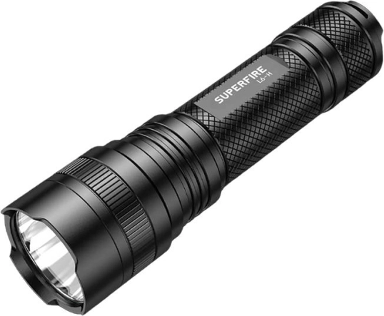 SUPERFIRE L6‑H taskulamp 750 lm, USB‑C ja 5 režiimi