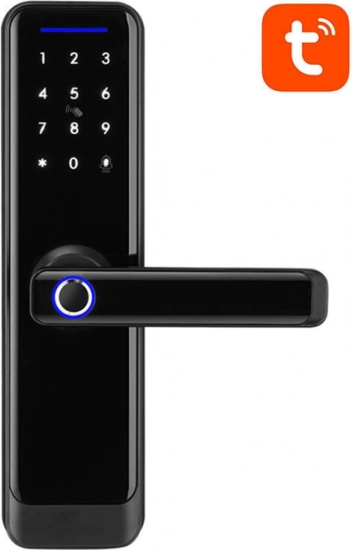 Nutikas digitaalne lukk Avatto ZigBee must
