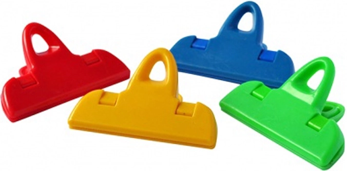 Plastikust kotiklipsid TORO, 4 tk