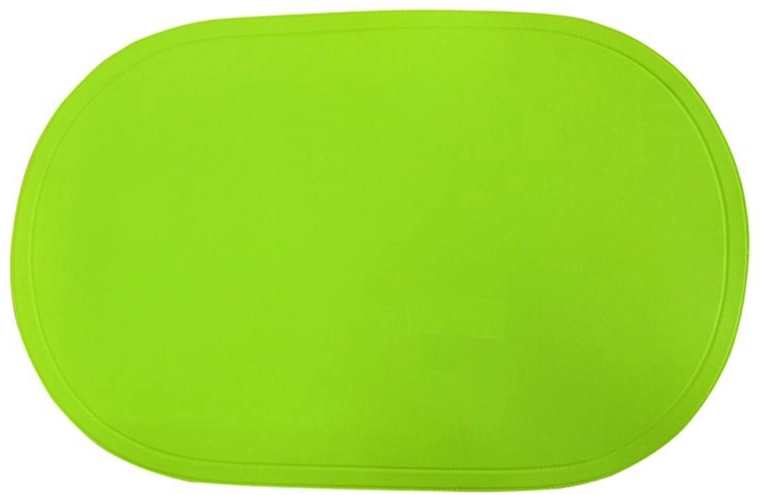 Plastist ovaalne TORO lauamatt 29 × 44 cm, roheline
