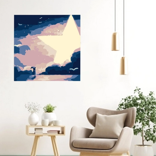 Relaxation and decor in one: star motif