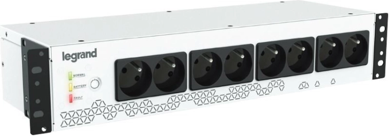 Ups legrand keor pdu 800 va/480 w, 8x FR pistikupesa, rack 19"