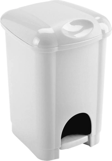Plastist pedaaliga prügikast HEIDRUN 6 l