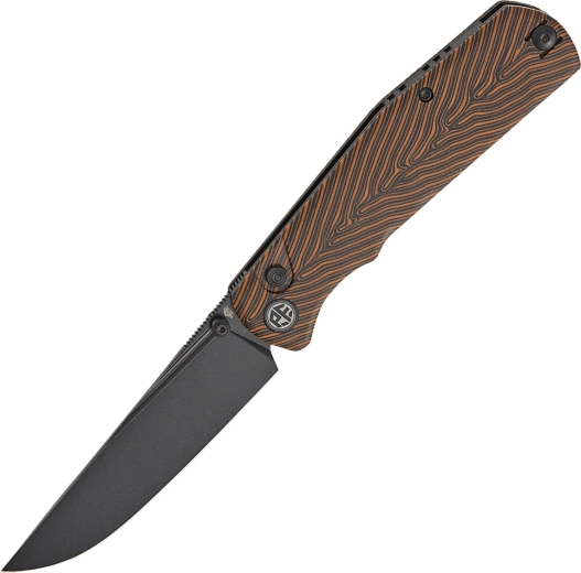 Petrified Fish Lis oranž taskunuga Black Stonewash viimistlusega, G10 G-Mascus