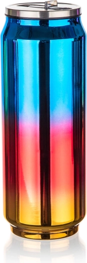 Can-shaped Thermos 0.43 l Iridescent Blue BE COOL