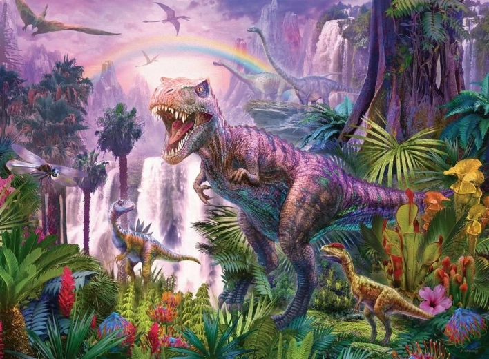 Dinosauruste maailm Puzzle 200 tükki Ravensburger