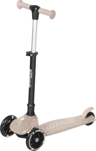 Qplay tõukeratas Sparkling black lastele 3+ – Särav nude roosa