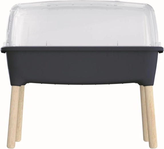 Kõrge istutuskast Respana Planter Wood High 78 cm – antratsiit