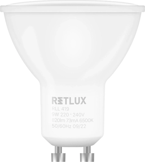 LED-pirn RETLUX GU10 9 W päevavalge