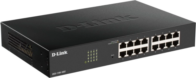 D-Link nutikas lüliti DGS-1100-16V2 16× gigabit Ethernet