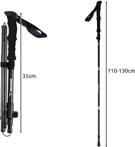 Adjustable length and foldable construction