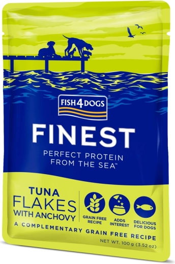 Koeratoidukott tuunikala ja anšoovistega 100 g FISH4DOGS