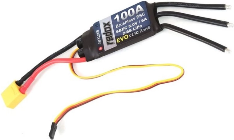 100A võimsus RC lennukitele ja helikopteritele