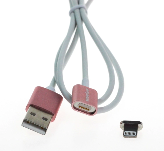 MyMax magnetiline Lightning-kaabel 1 m roosa