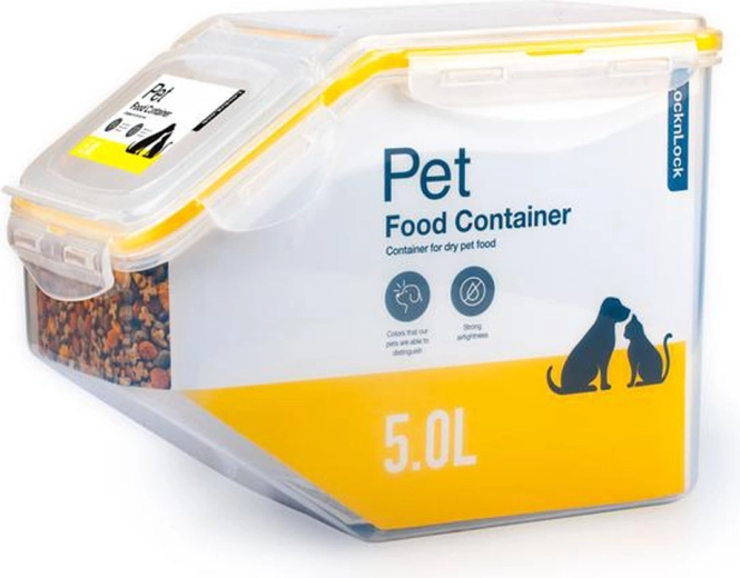 LOCK PET 5 l õhukindel graanulinõu