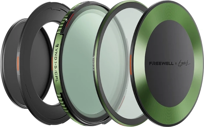 Freewell Brandon Li magnetiliste muutuvate ND/CPL-filtrite komplekt 67 mm