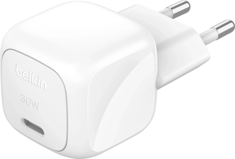 Valge USB-C võrgulaadija 30 W PD PPS