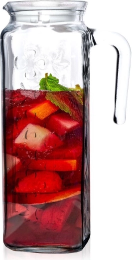 Klaaskann kaanega 1,2 l