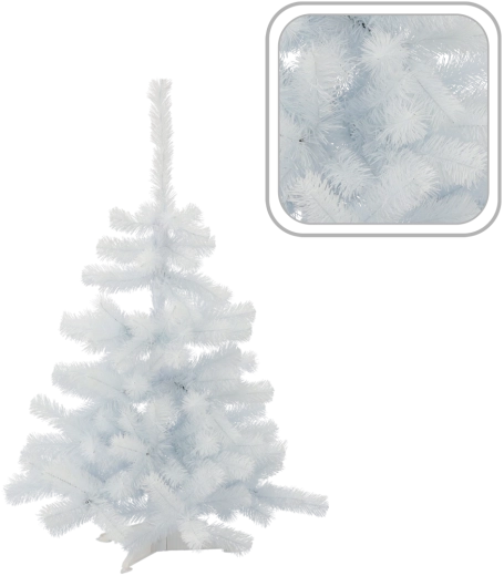 Valge kunstlik jõulukuusk 100 cm – 1 tk