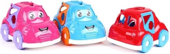 2in1 auto kujundis sorteerimismäng (kujud ja loomad), 25,5 cm, alates 12 kuust