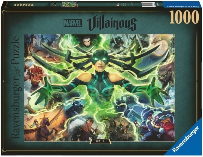 Ravensburgeri pusle Villainous: Hela 1000 tükki
