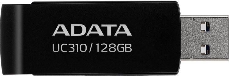 ADATA UC310 128 GB USB 3.2 mälupulk – Must