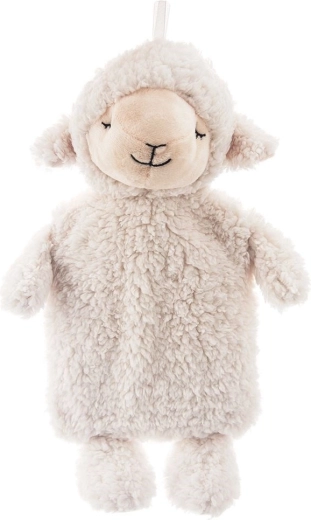 Pehme plushkattega termokott lambakese kujul 750 ml
