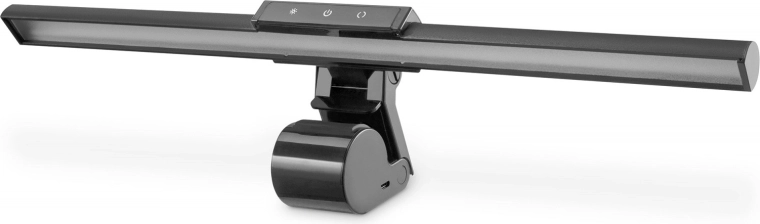 LED-monitorilamp kinnitusega, 5 W, 250 lm, must