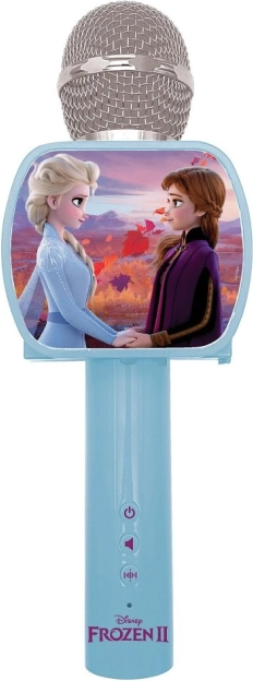 Juhtmevaba Disney Frozeni karaokemikrofon sisseehitatud kõlari ja häälemuutjaga