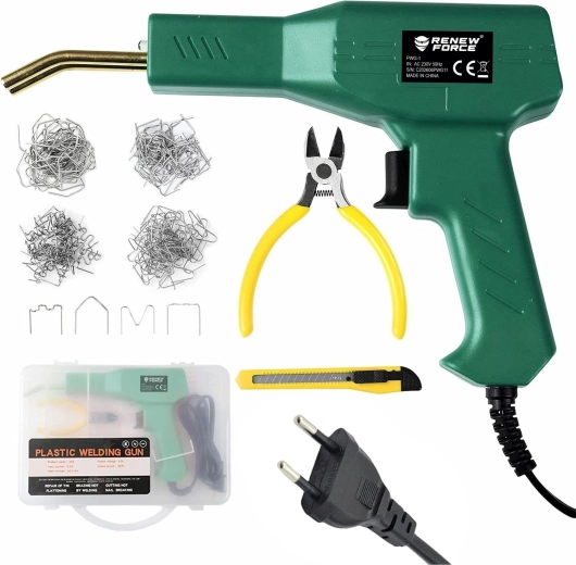 Renew Force 50 W Plastic Stapler with LED Lighting and 500 Staples