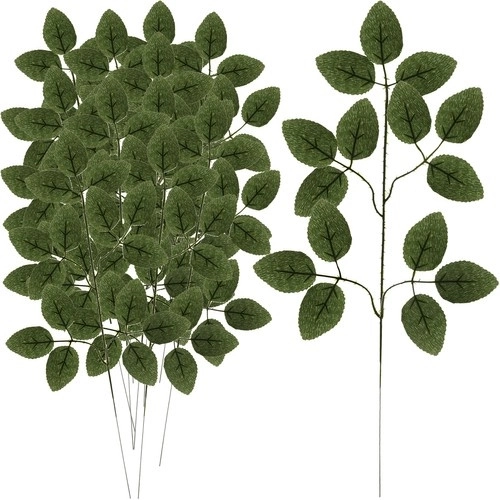 Kunstroosilehtede komplekt 51 × 25 cm, 12 tk