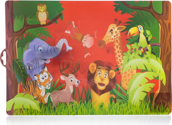 Laste plastist lauamatt ZOO 43 × 29 cm