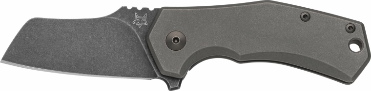 Fox Knives Italico taskunuga 6 cm, titaan, PVD Stonewash, klambriga