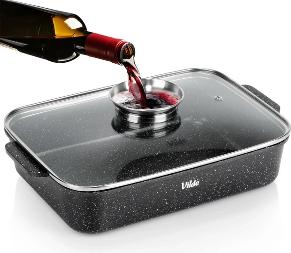 Graniitist ahjuvorm kaanega Granitica 3,5 l, 35 × 23 × 12 cm