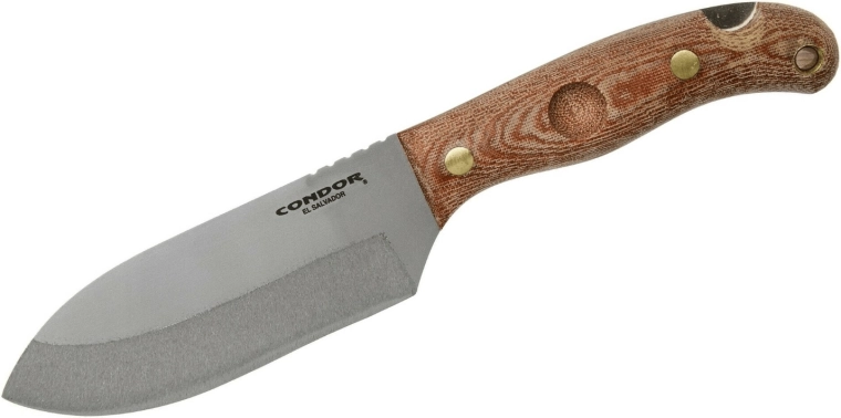 Välinož Condor Toki 12 cm micarta käepideme ja nahktupaga