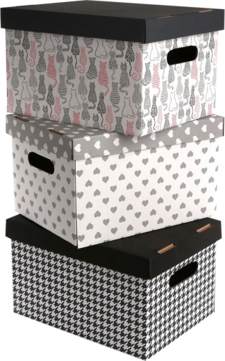 Dekoratiivne hoiukarp kaanega 35 × 26 × 21 cm