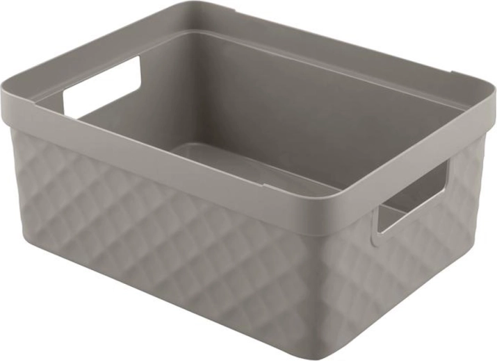 Plastikust hoiukorv HEIDRUN Diamond 36 × 27 × 14 cm, värvide assortii – 1 tk