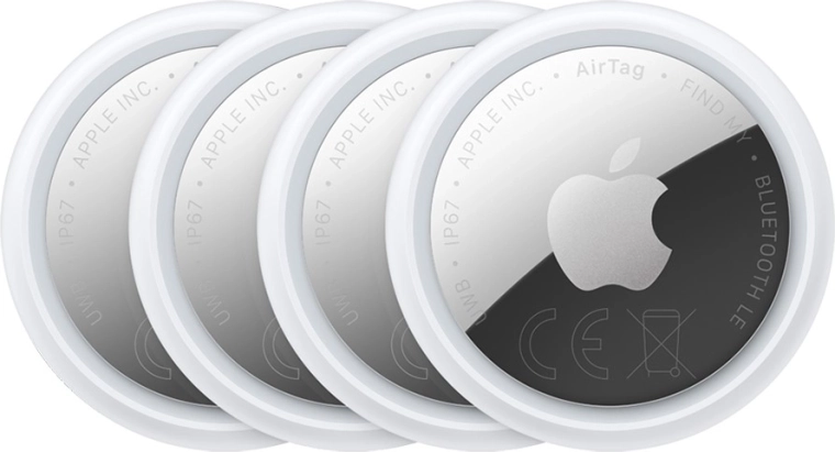 Apple AirTag 2. põlvkond – 4 tk komplekt