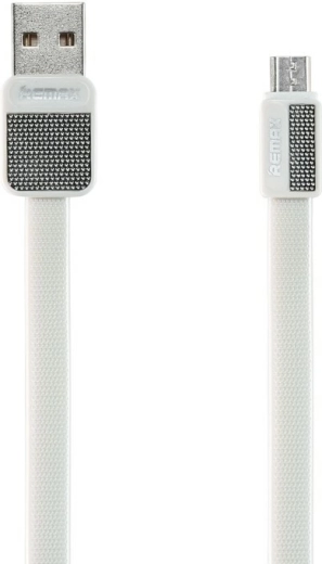 Remax Platinum andme- ja laadimiskaabel microUSB 1 m valge
