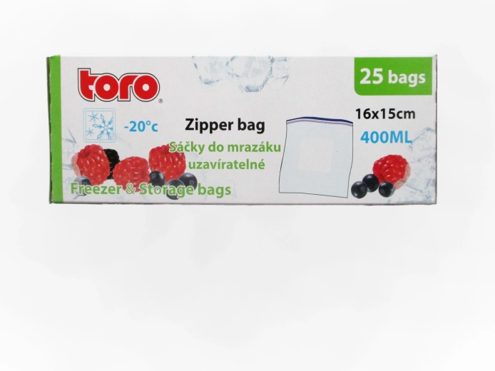 TORO külmutuskotid 400 ml, 25 tk