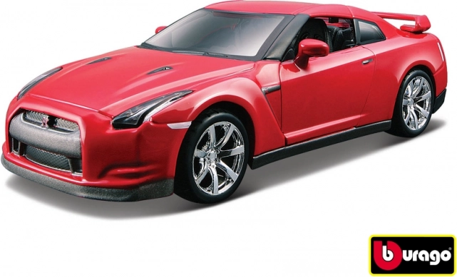 Bburago auto 2009 Nissan GT‑R R35 punane 1:32