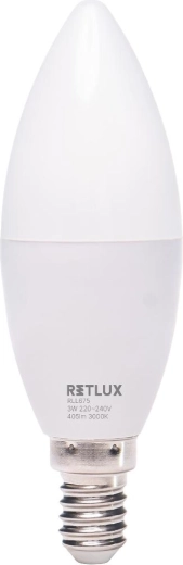 Retluxi LED-küünalpirn E14, 3 W, soe valge