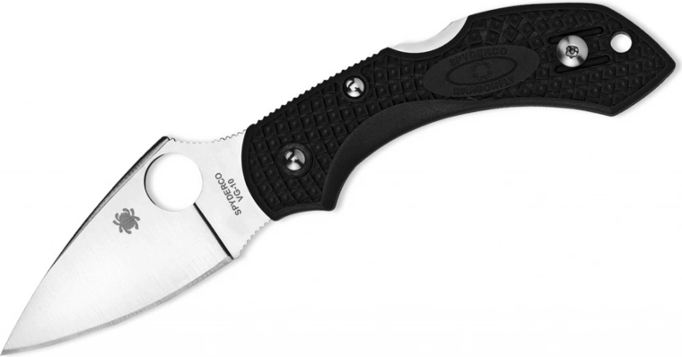 Spyderco Dragonfly 2 kerge taskunuga, must